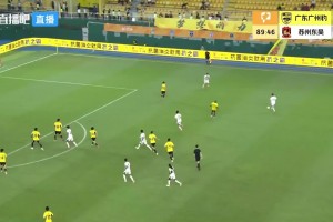中甲赛场，苏州东吴队王彬翰上演
