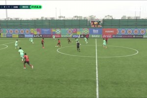 打不过！安哥拉球员再进一球，中国U15男足1-3落后