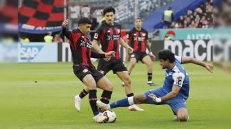 德甲-克拉马里奇点射普拉斯破门+染红 霍芬海姆3-0完胜勒沃库森